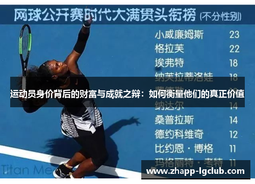 运动员身价背后的财富与成就之辩:如何衡量他们的真正价值 运动员身价背后的财富与成就之辩:如何衡量他们的真正价值